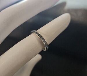 925 Band With TANZANITE Stones